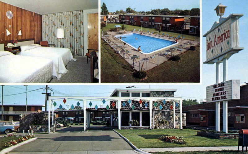 Inn America - Old Postcard Photo